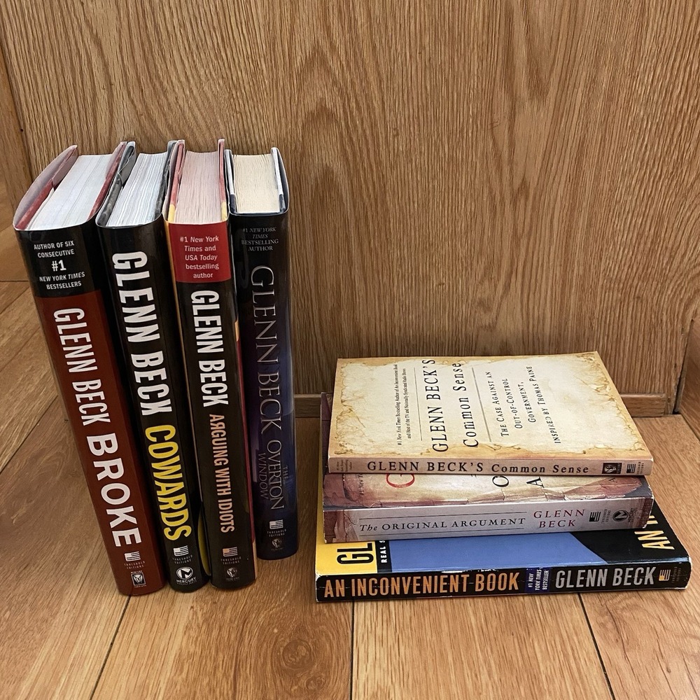 Glenn Beck Lot of 7 Books: Arguing With Idiots, Common Sense, Broke, & More - Picture 3 of 3